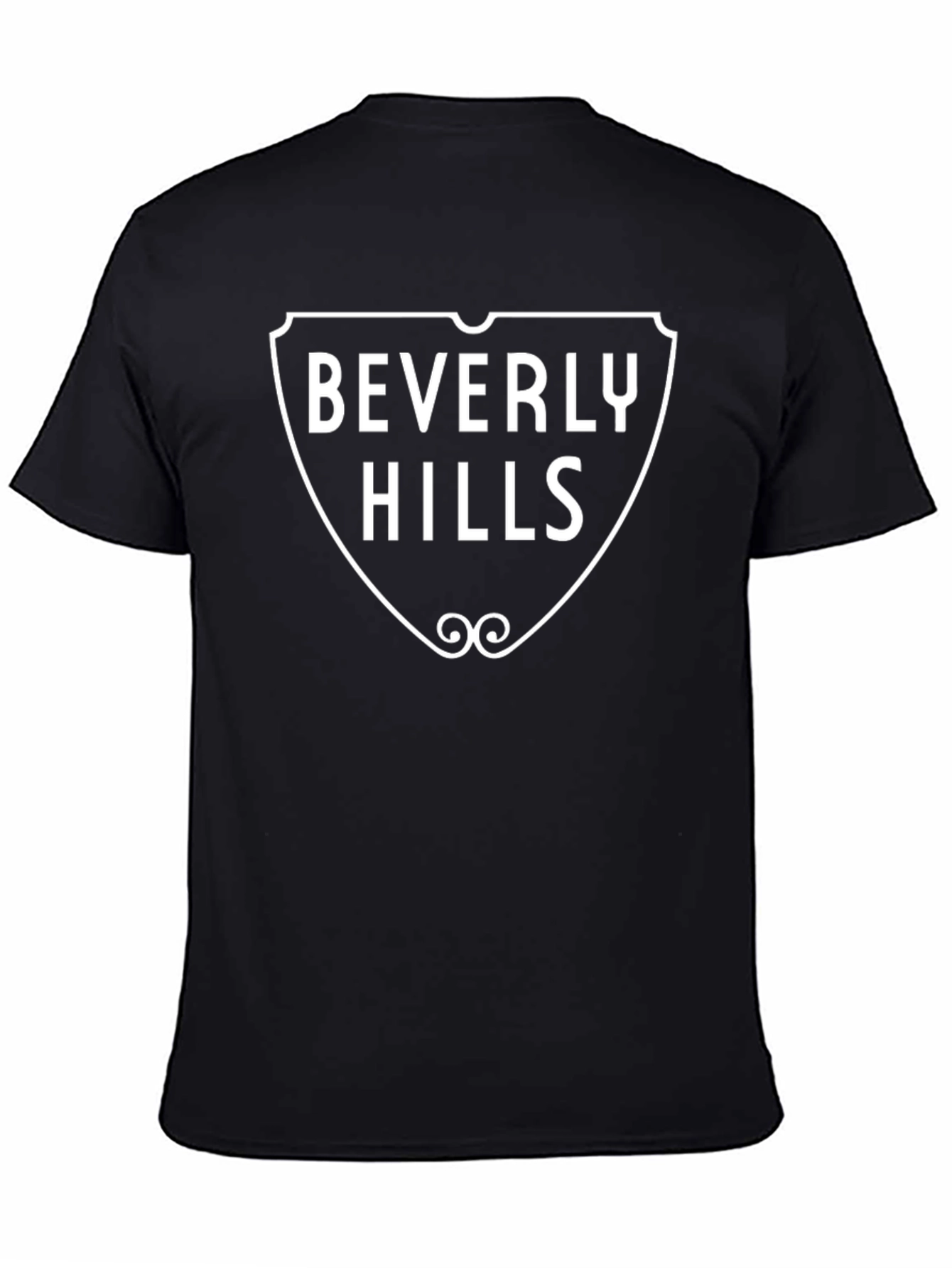 Beverly Hills Graphic Tee - Classic Black T-Shirt