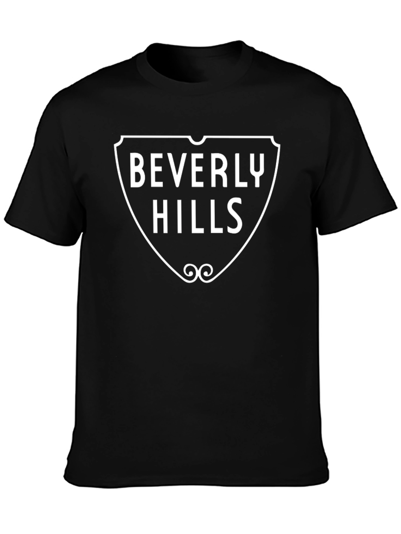 Beverly Hills Graphic Tee - Classic Black T-Shirt
