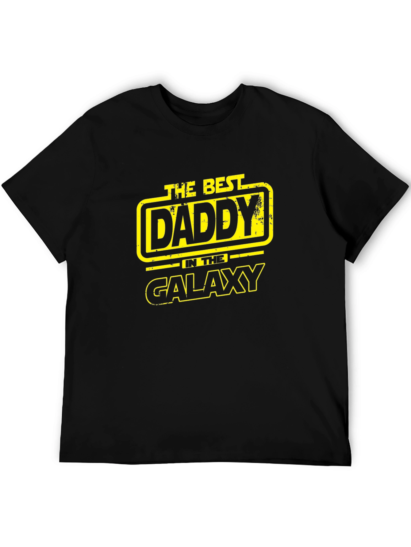 Best Daddy in the Galaxy Black T-Shirt
