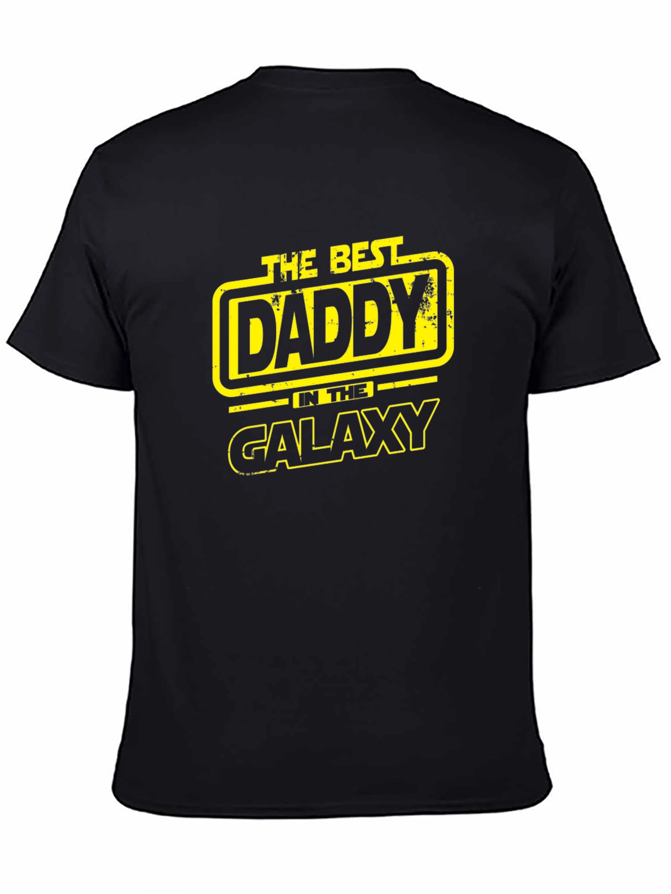Best Daddy in the Galaxy Black T-Shirt