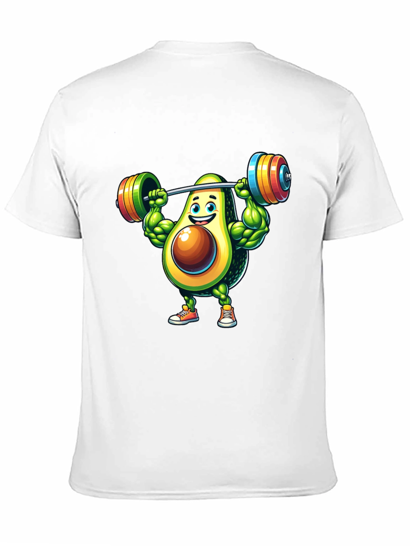 Avocado Gym Workout Graphic T-Shirt