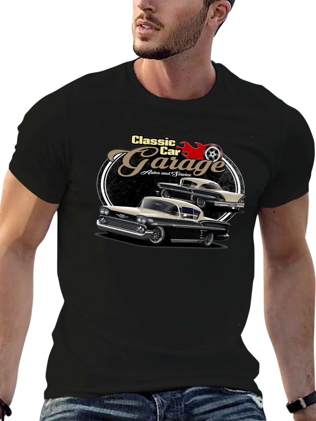 Classic Car Garage T-Shirt