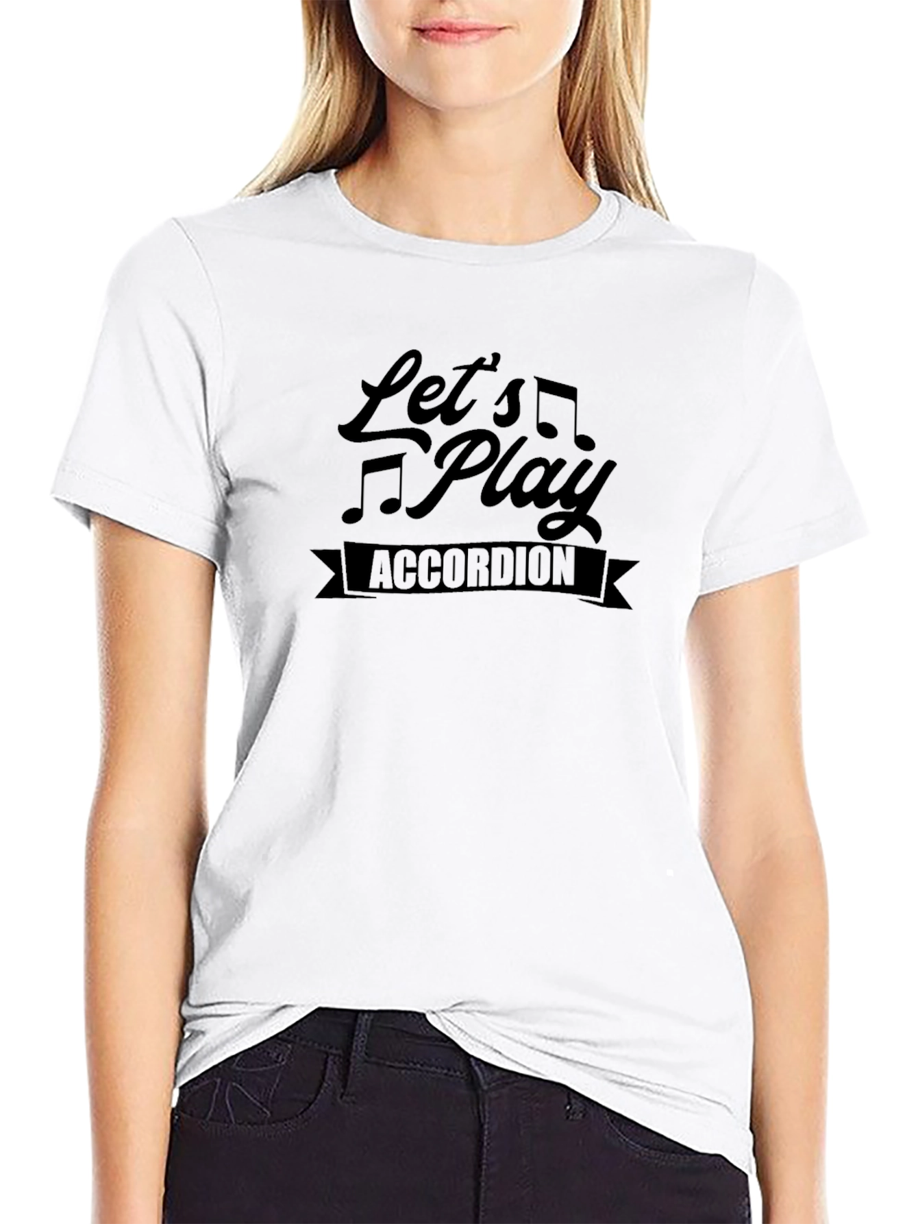 Lets Play Accordion Graphic Tee