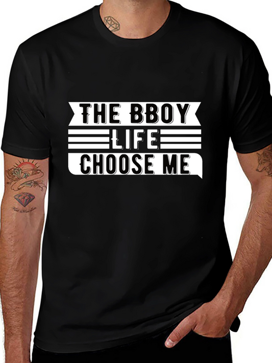 The Bboy Life Choose Me Black Graphic Tee