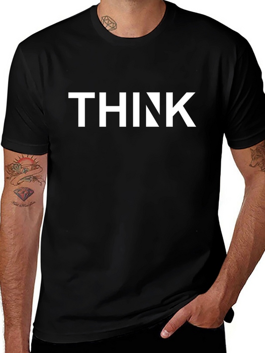 Think Graphic Tee - Minimalist Design