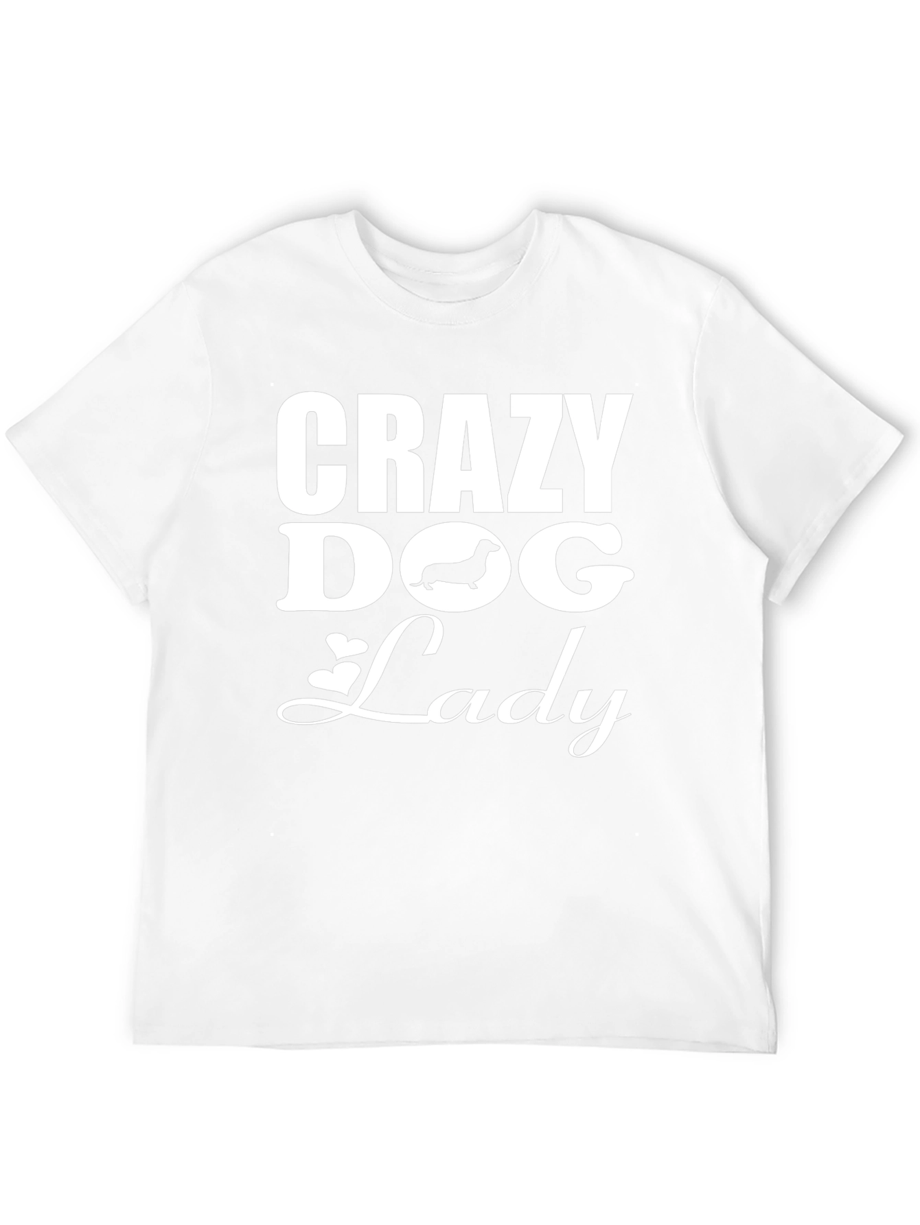 Crazy Dog Lady T-Shirt - Dachshund Love