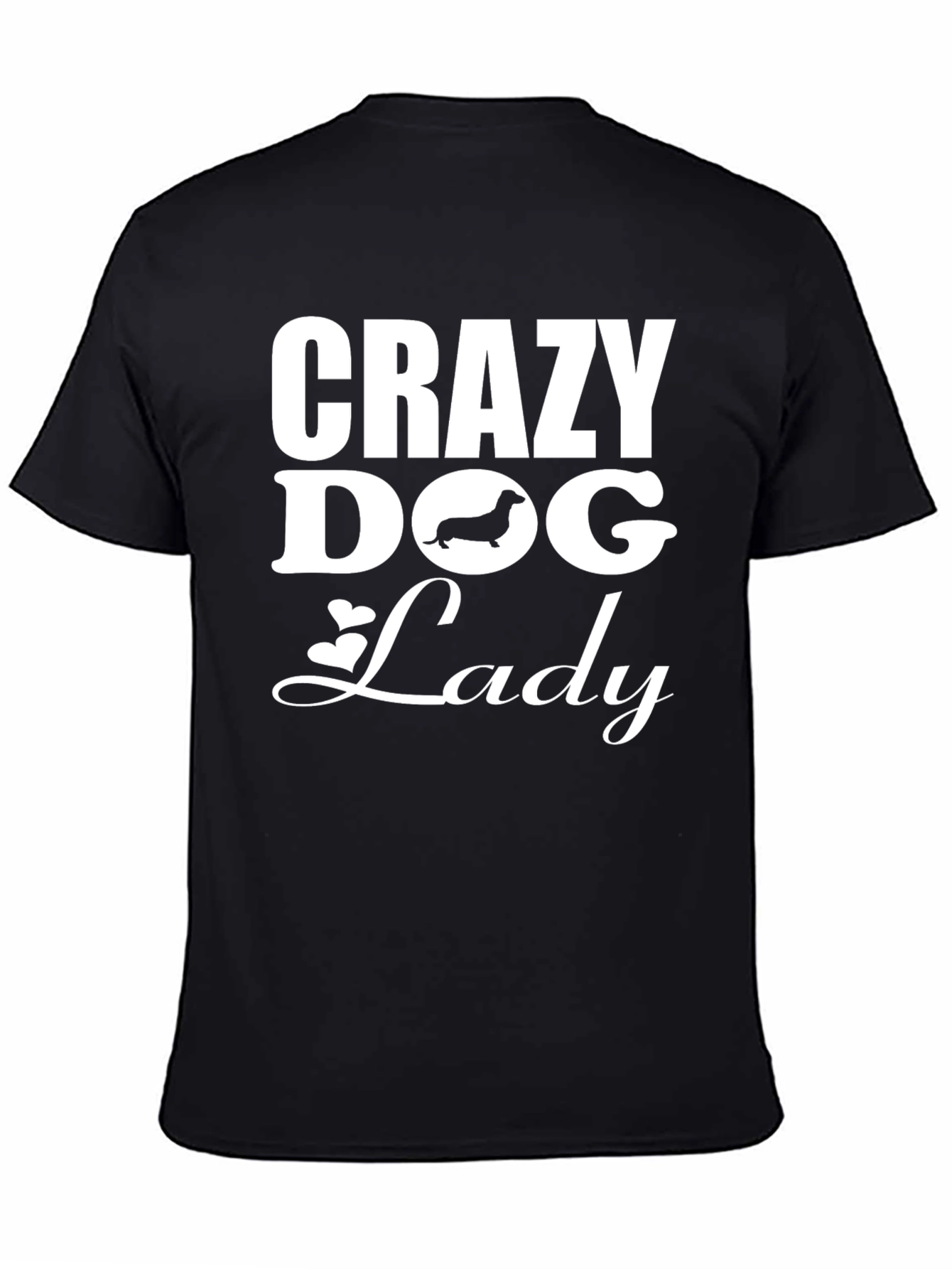 Crazy Dog Lady T-Shirt - Dachshund Love