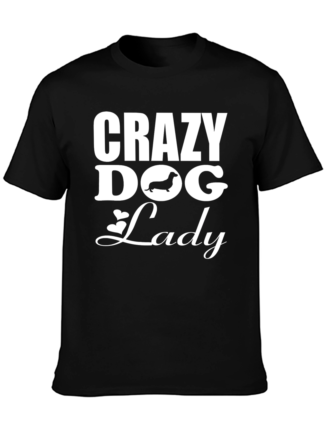 Crazy Dog Lady T-Shirt - Dachshund Love