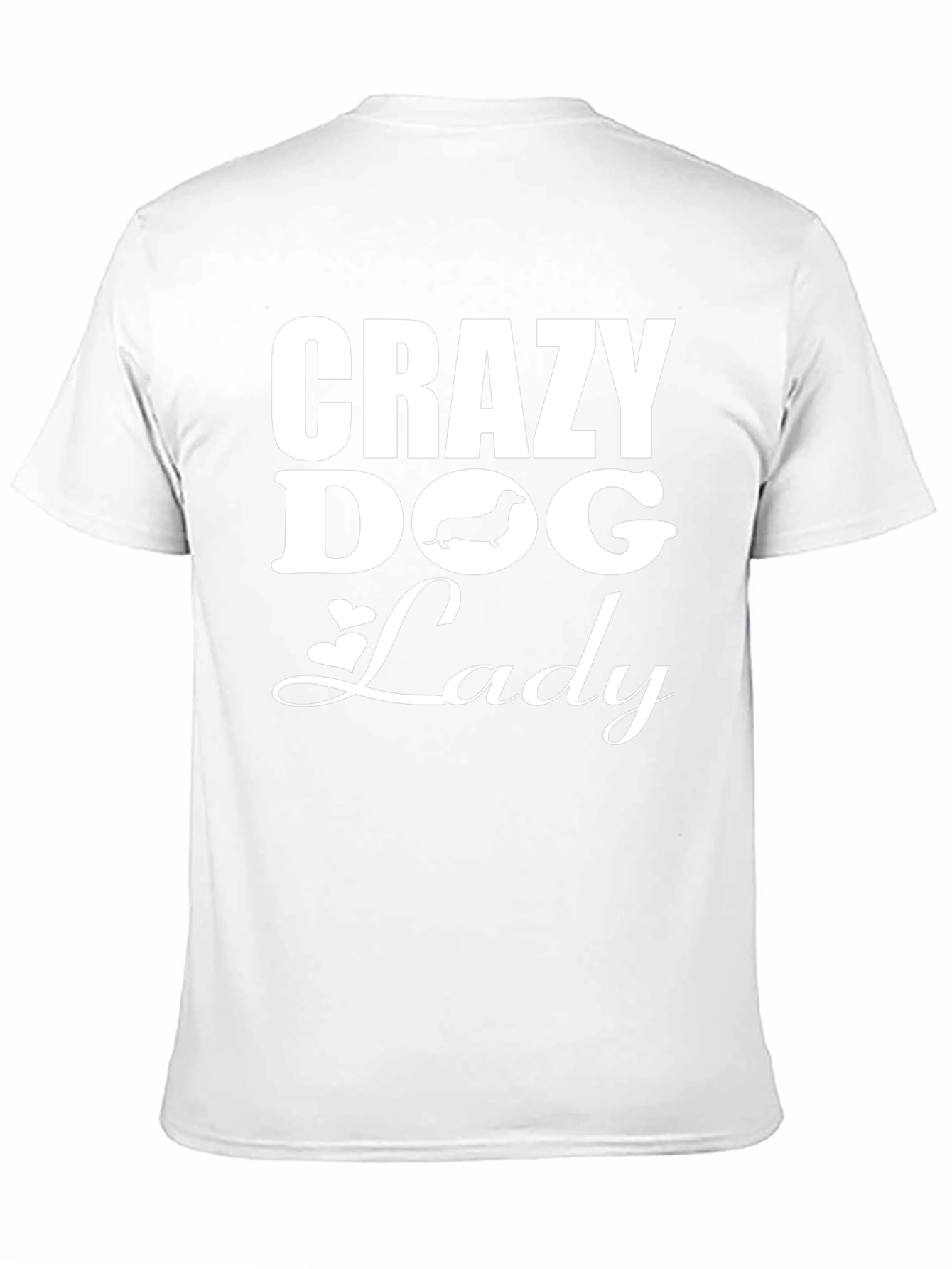 Crazy Dog Lady T-Shirt - Dachshund Love