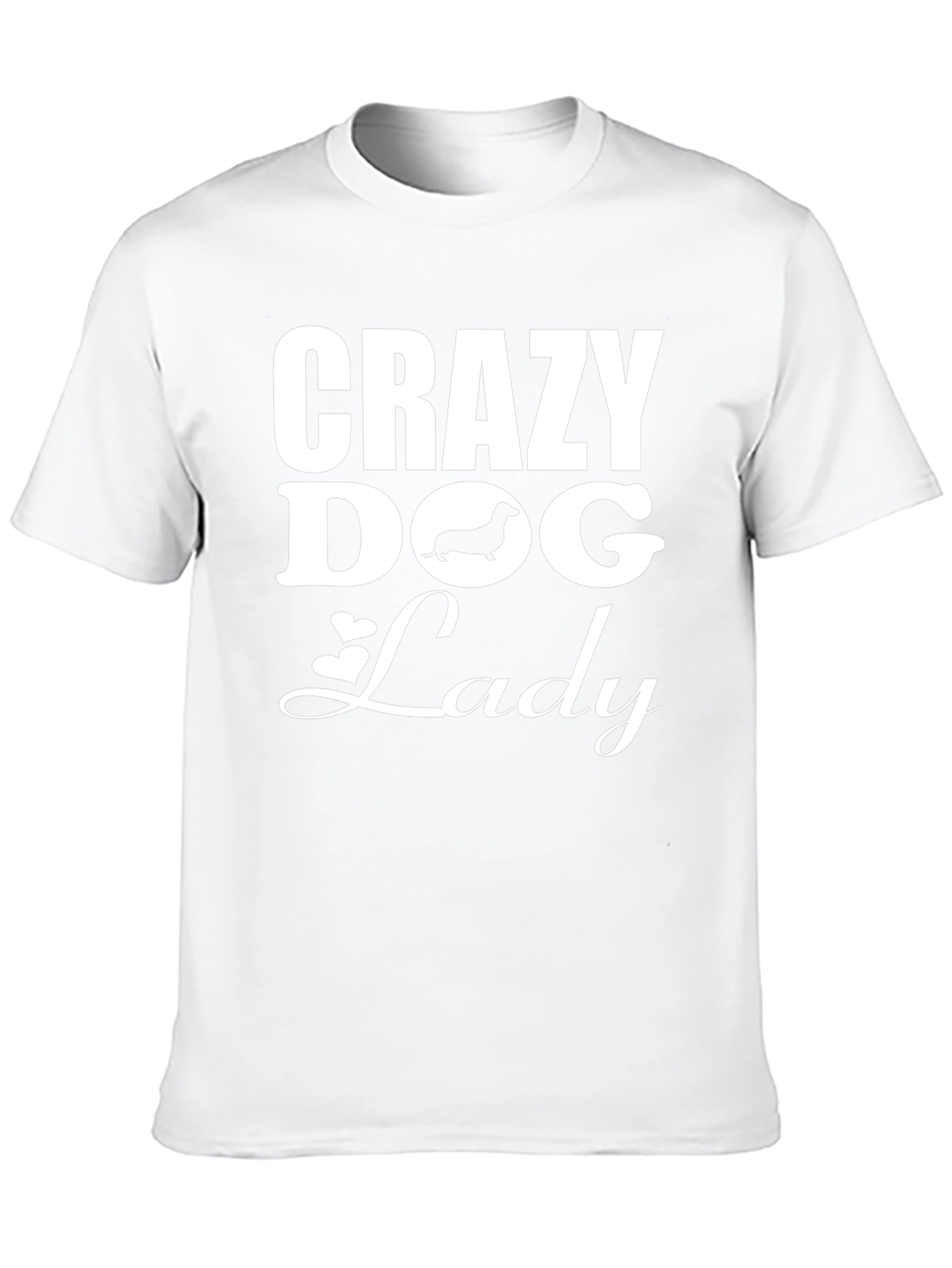 Crazy Dog Lady T-Shirt - Dachshund Love