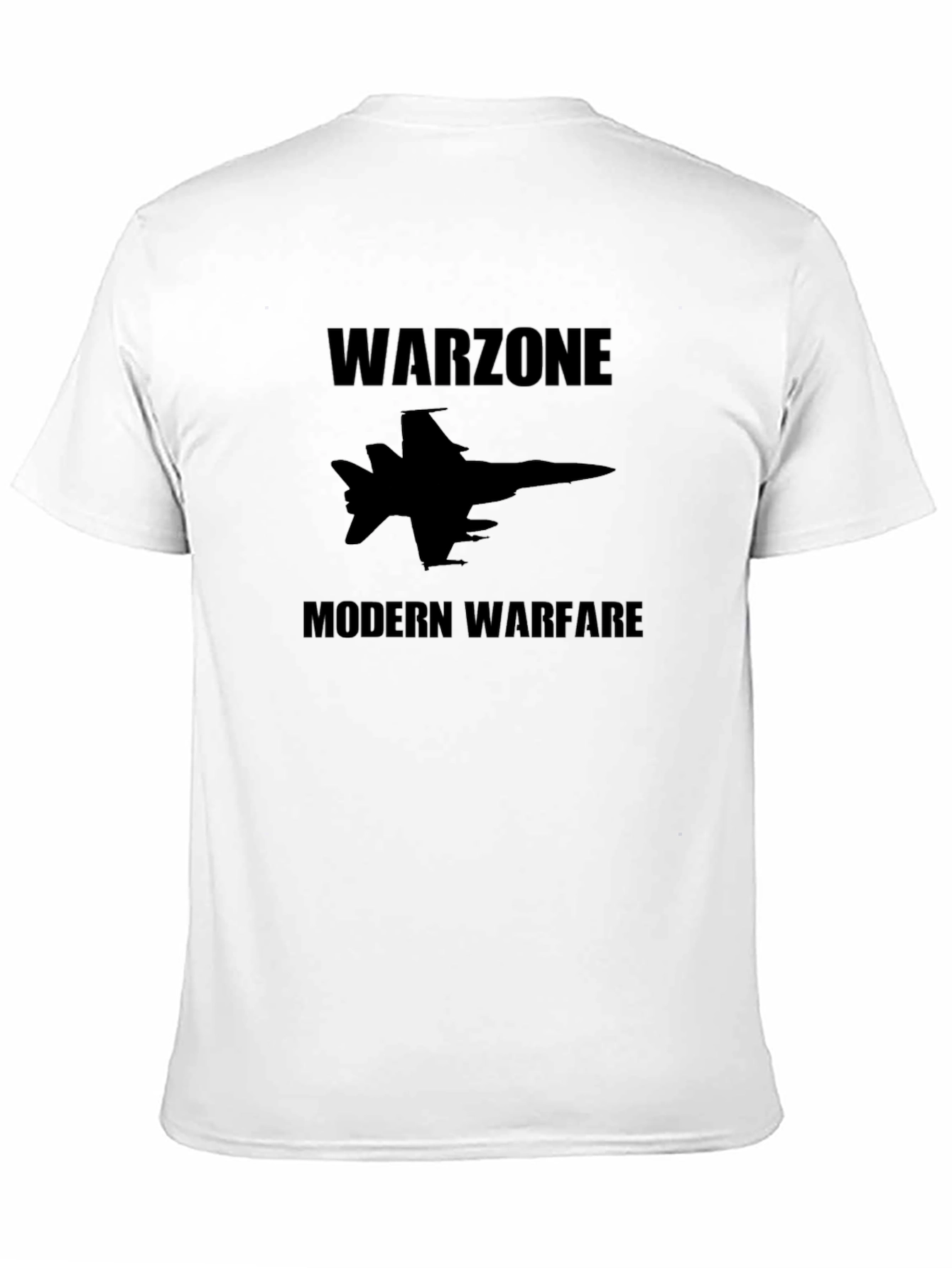 Warzone Modern Warfare Jet Fighter Black T-Shirt