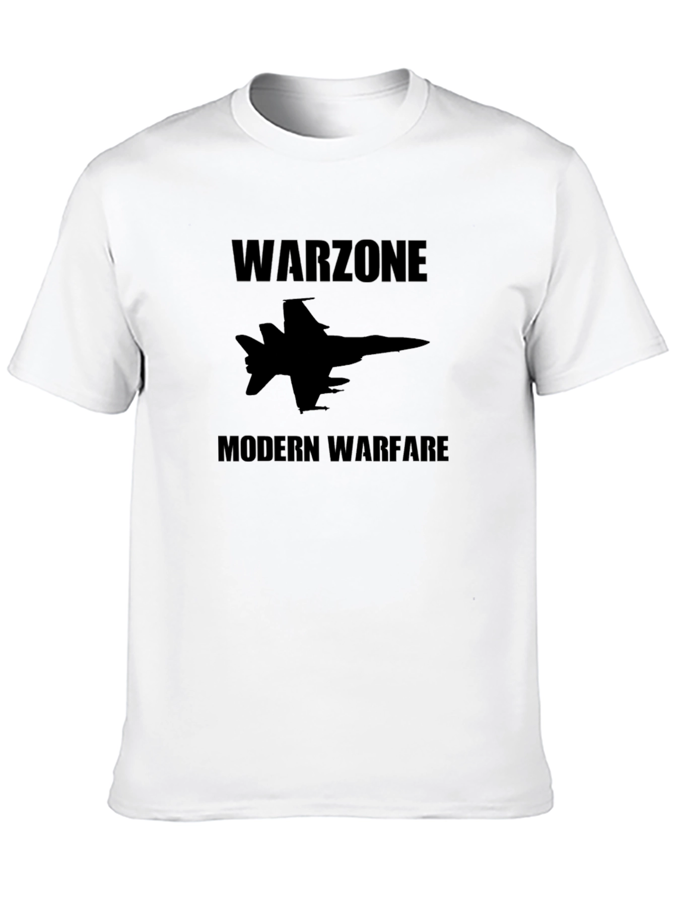 Warzone Modern Warfare Jet Fighter Black T-Shirt