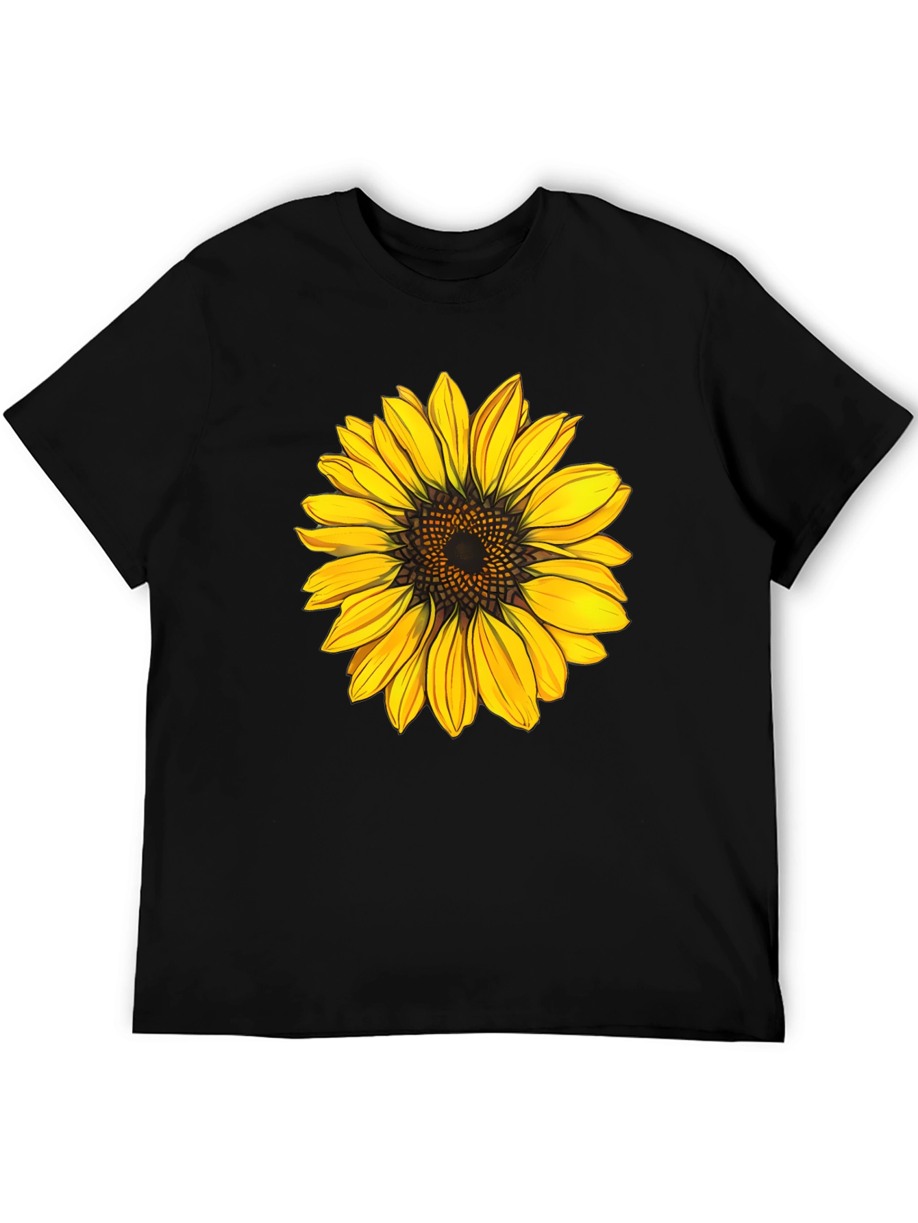 Sunflower Graphic Black Tee