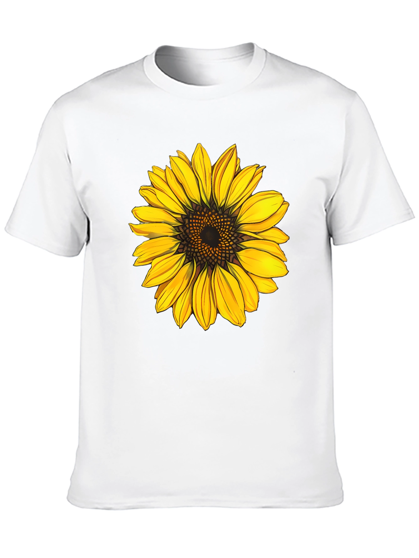 Sunflower Graphic Black Tee