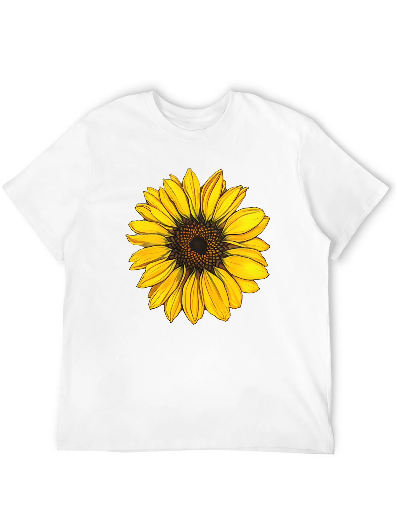 Sunflower Graphic Black Tee