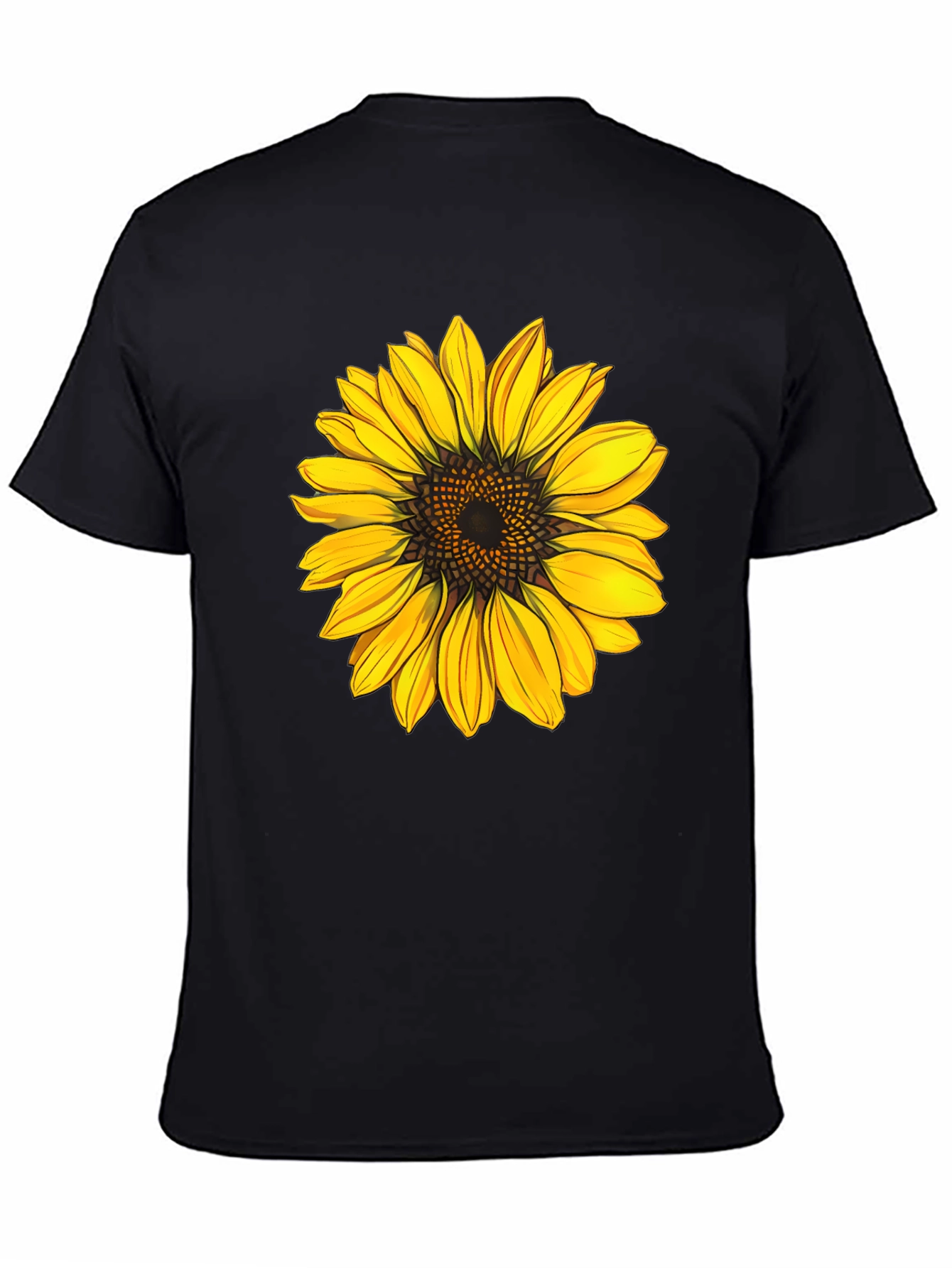 Sunflower Graphic Black Tee