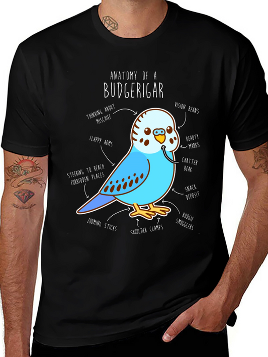 Anatomy of a Budgerigar T-Shirt