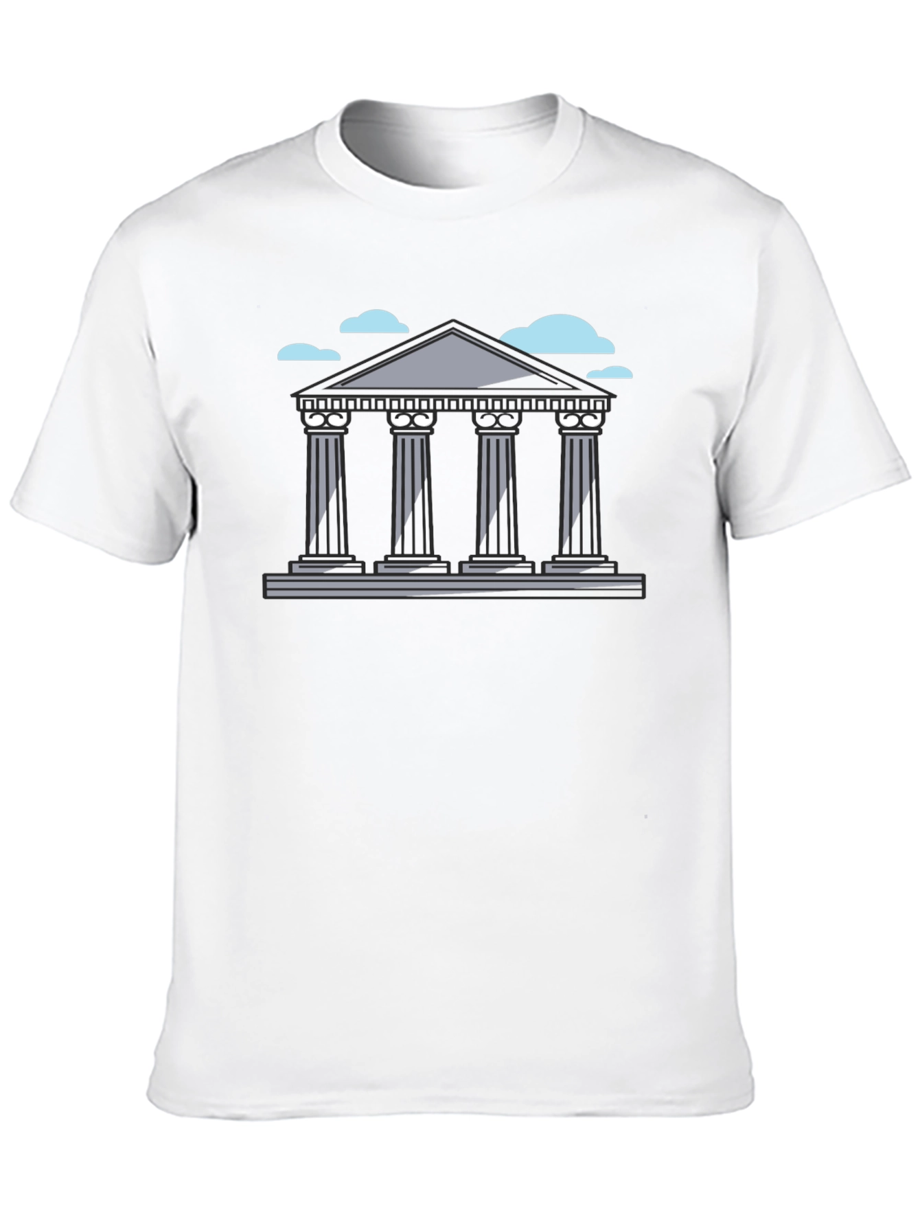 Architectural Graphic Tee - Classic Column Design