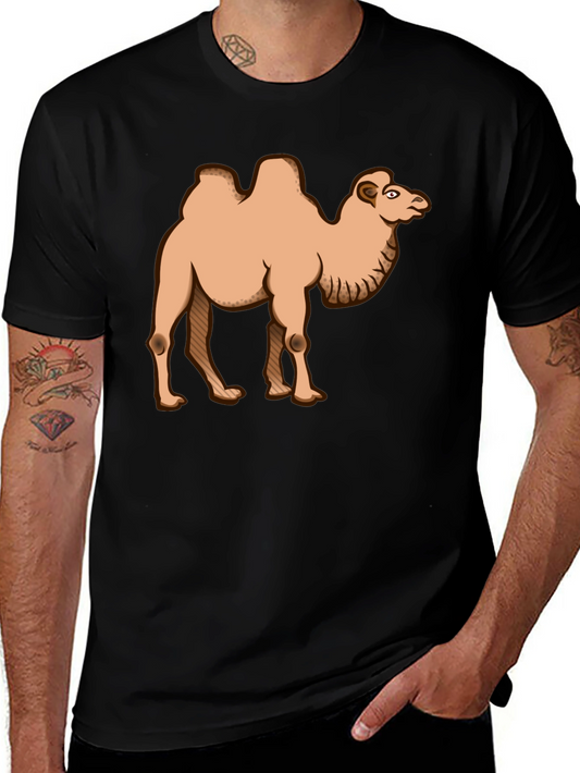 Camel Graphic Tee - Desert Animal T-Shirt