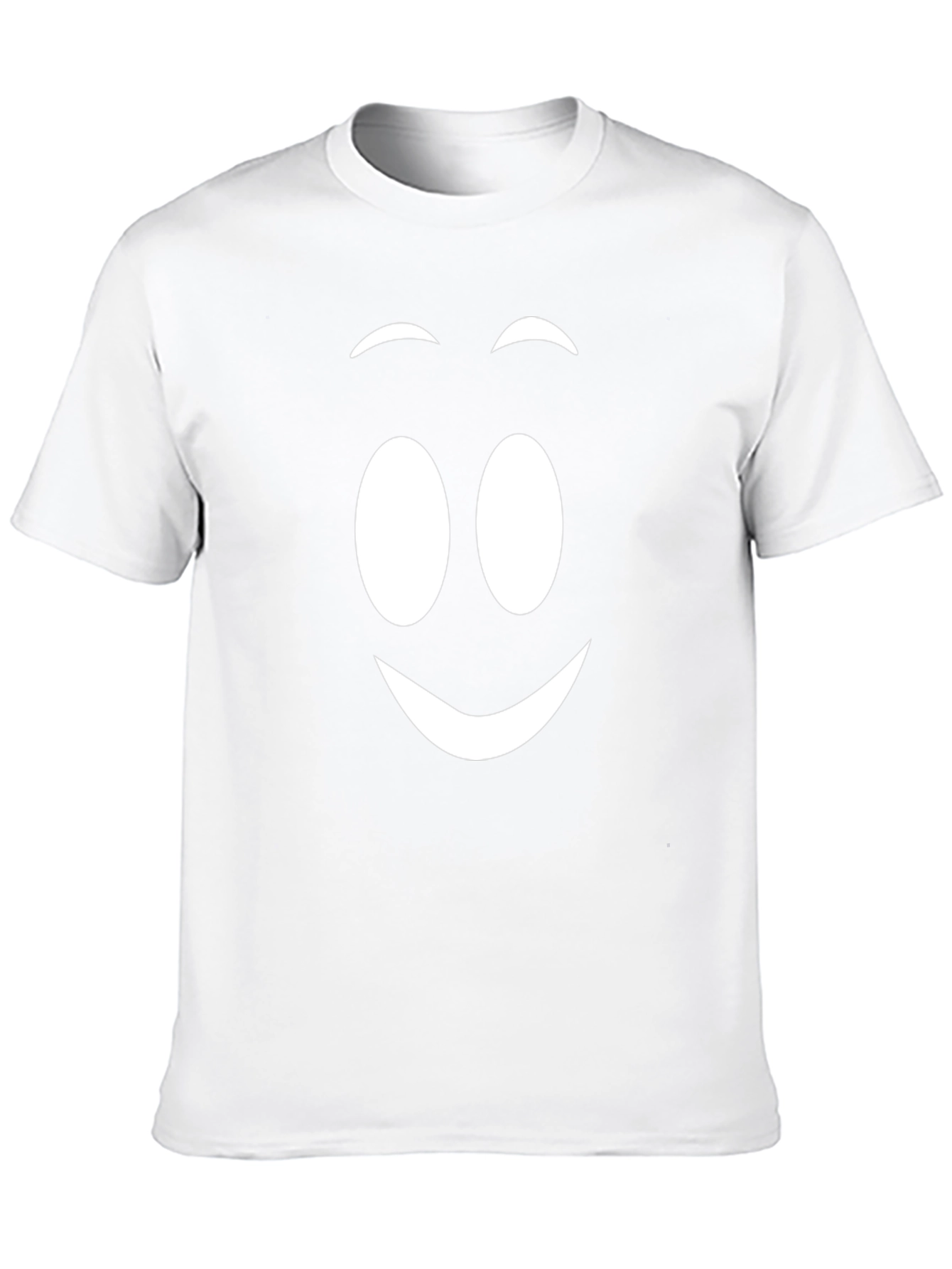 Smiley Face Graphic Tee - Casual Comfort