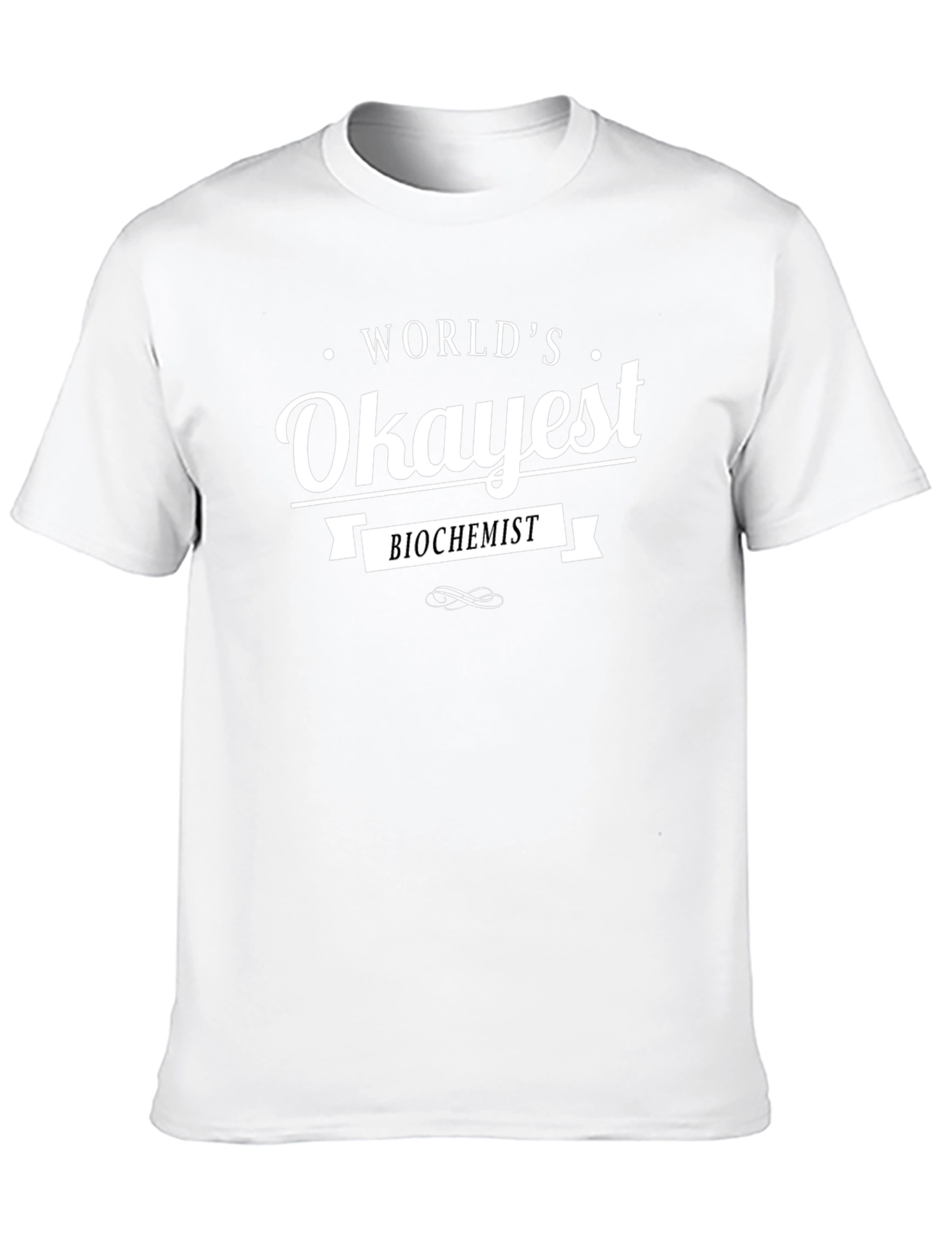 Worlds Okayest Biochemist - Novelty T-Shirt