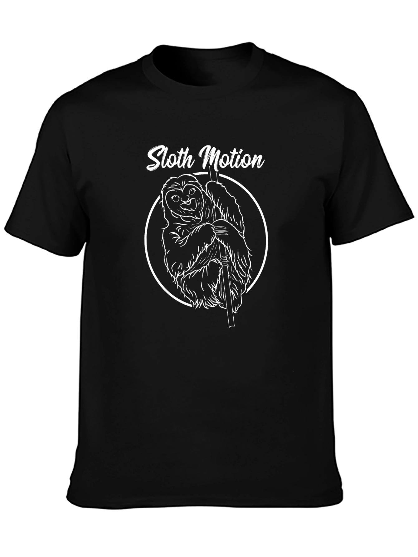 Sloth Motion Graphic Tee - Relaxed Style