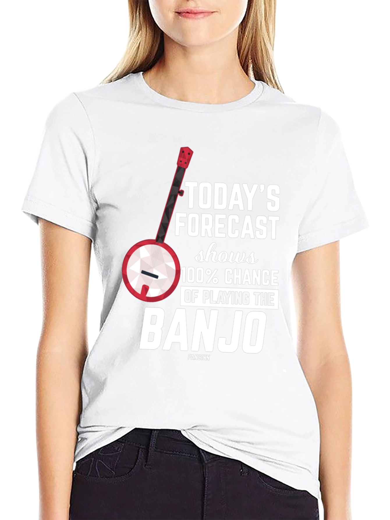 Banjo Forecast T-Shirt - Musician Gift
