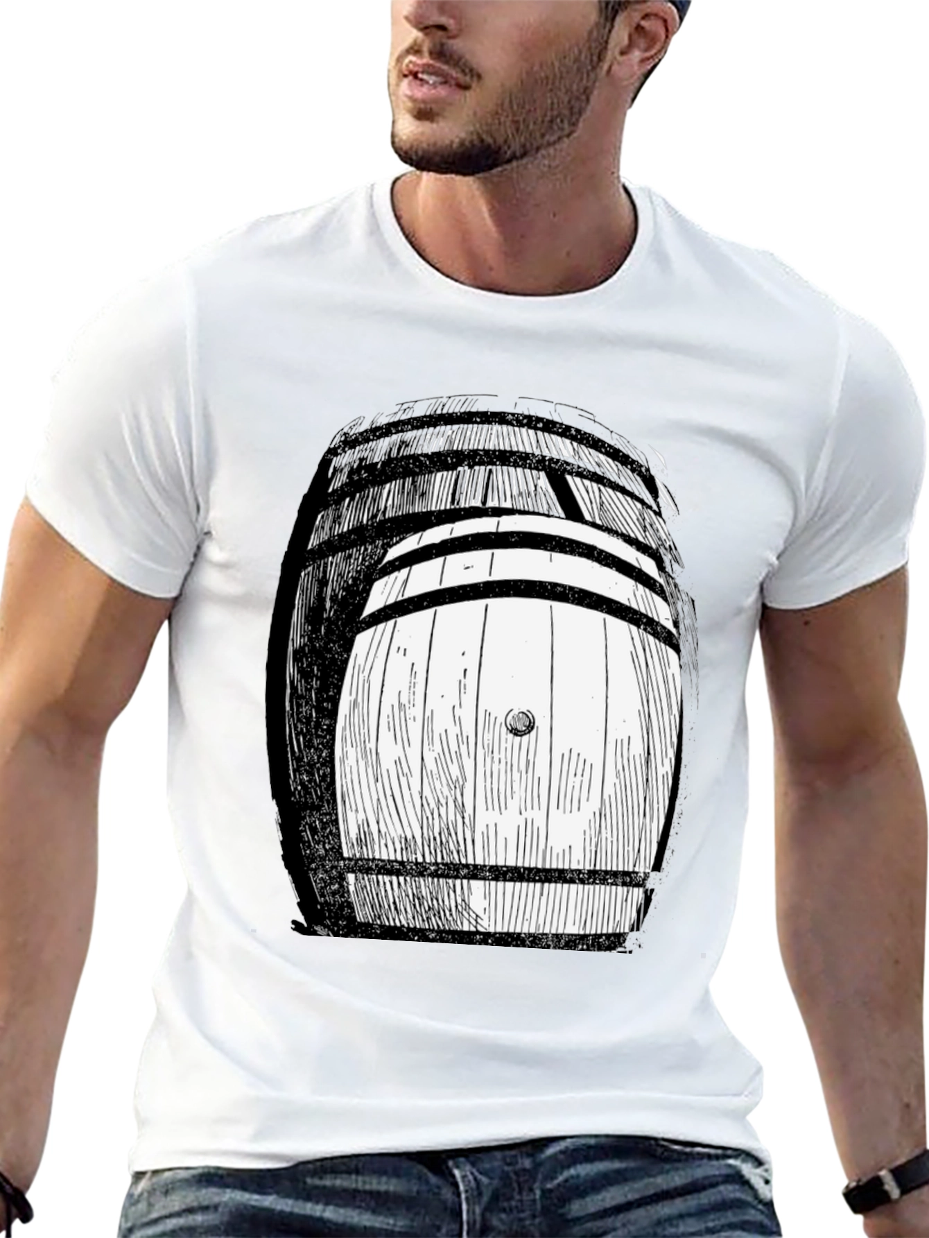 Barrel T-Shirt - Unique Graphic Tee