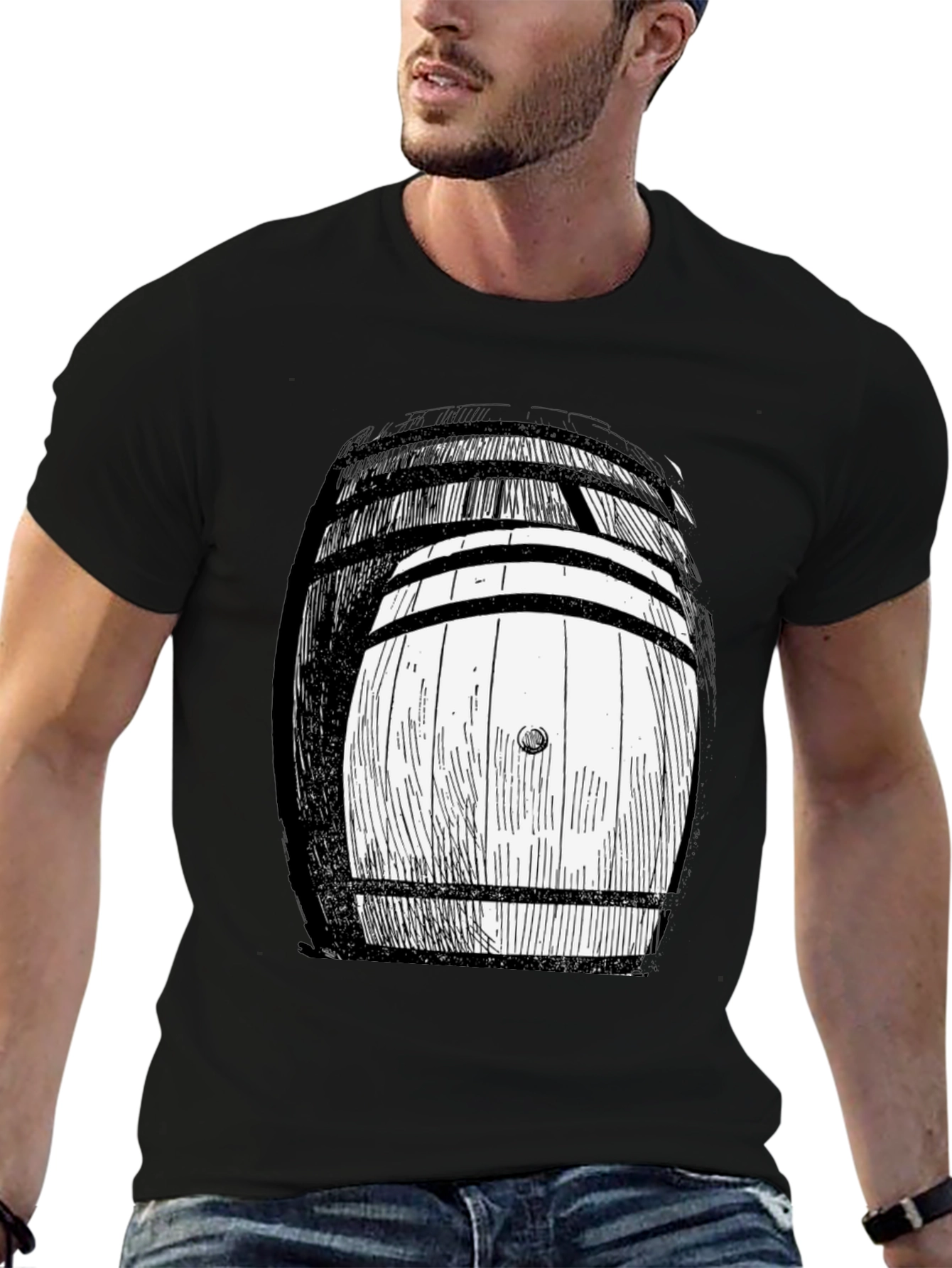 Barrel T-Shirt - Unique Graphic Tee