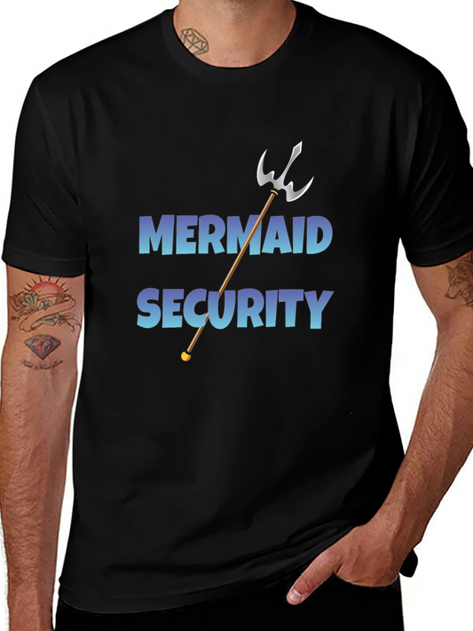 Mermaid Security Graphic T-Shirt