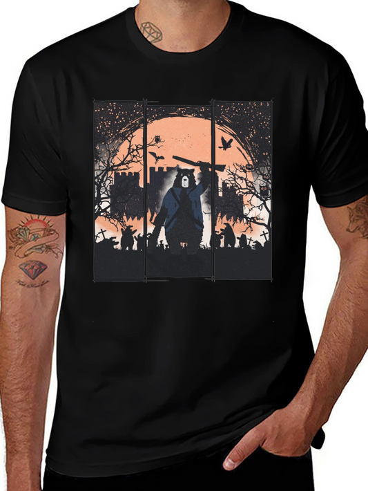 Zombie Hunter Bear Graphic Tee