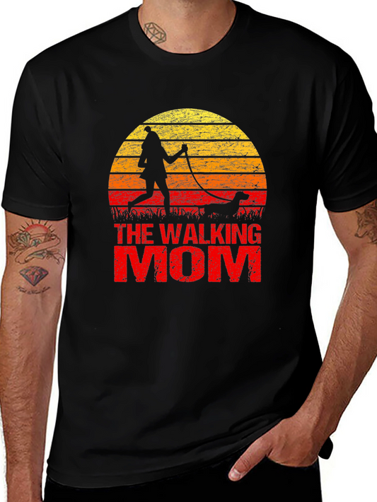 The Walking Mom Graphic Tee - Dog Lover Gift