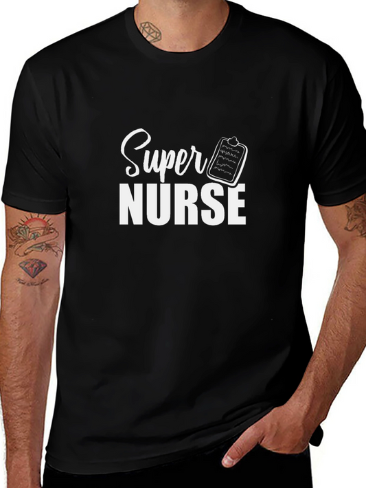 Super Nurse Black T-Shirt