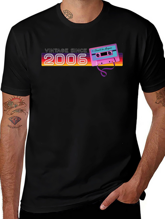 Vintage Since 2006 Cassette Tape T-Shirt