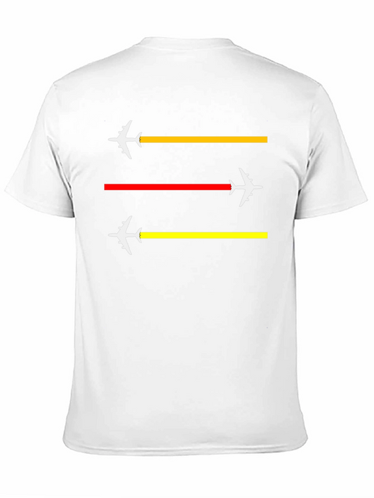 Airplane Trail T-Shirt - Aviation Lover Tee