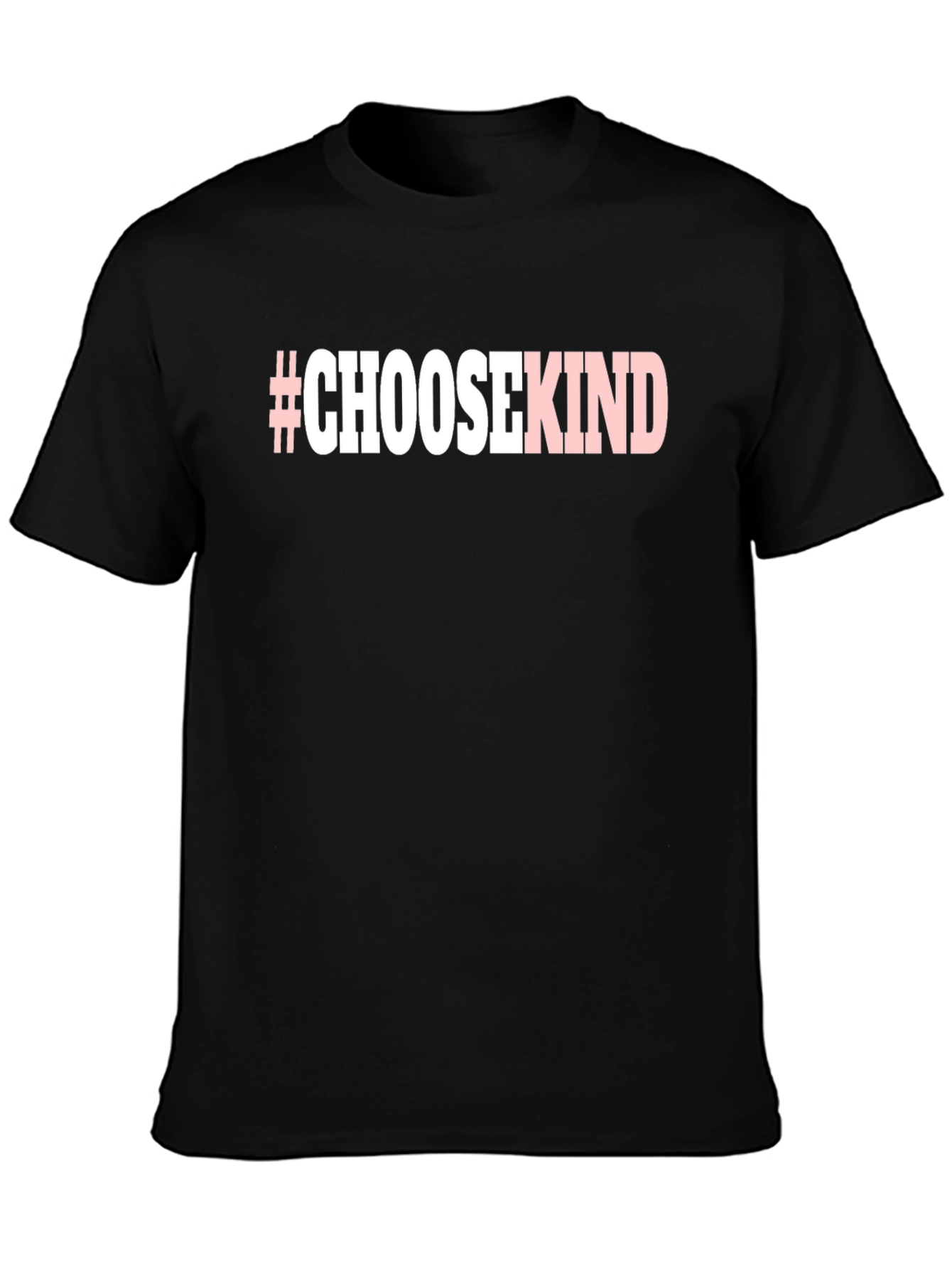#ChooseKind Black Graphic Tee - Spread Positivity