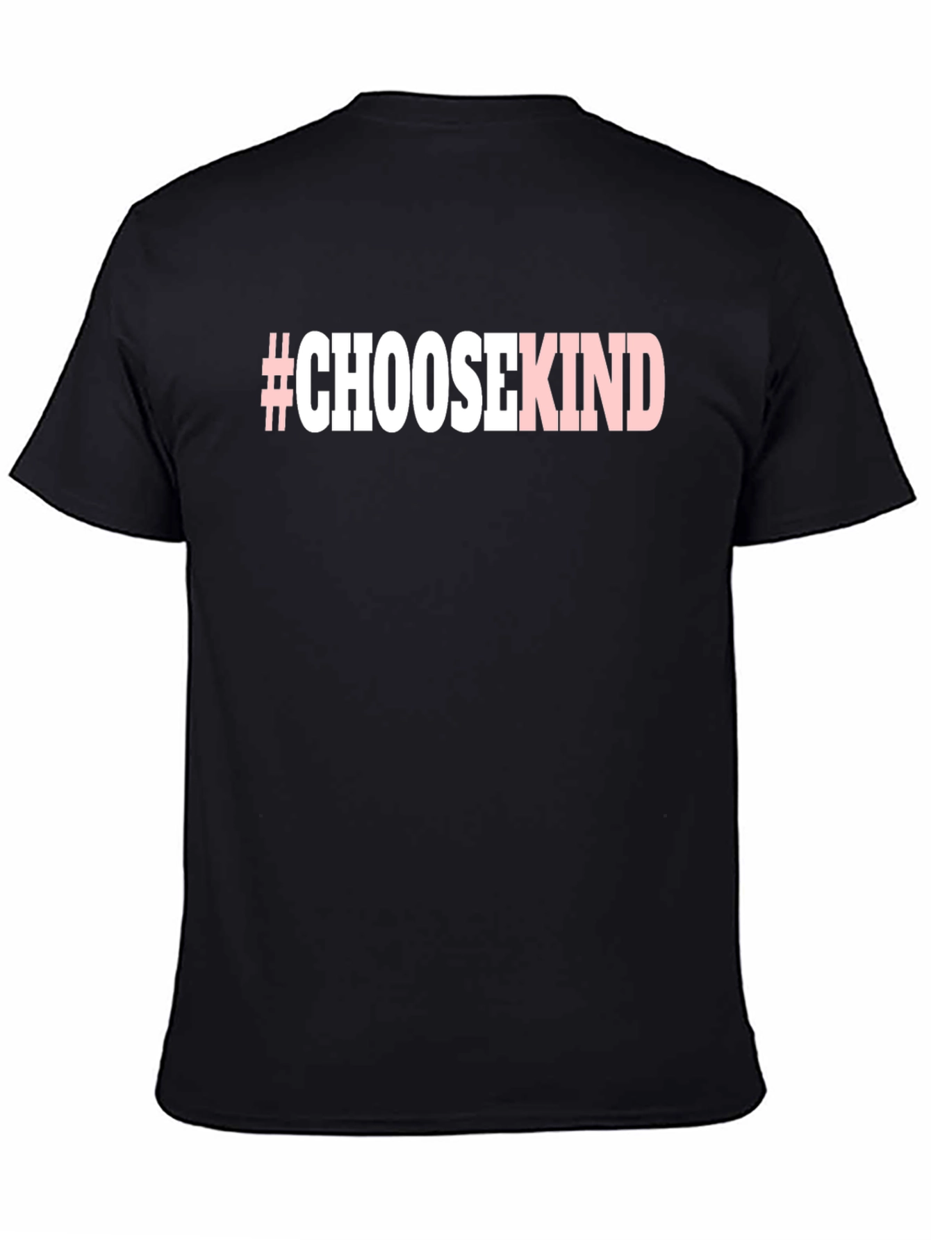 #ChooseKind Black Graphic Tee - Spread Positivity