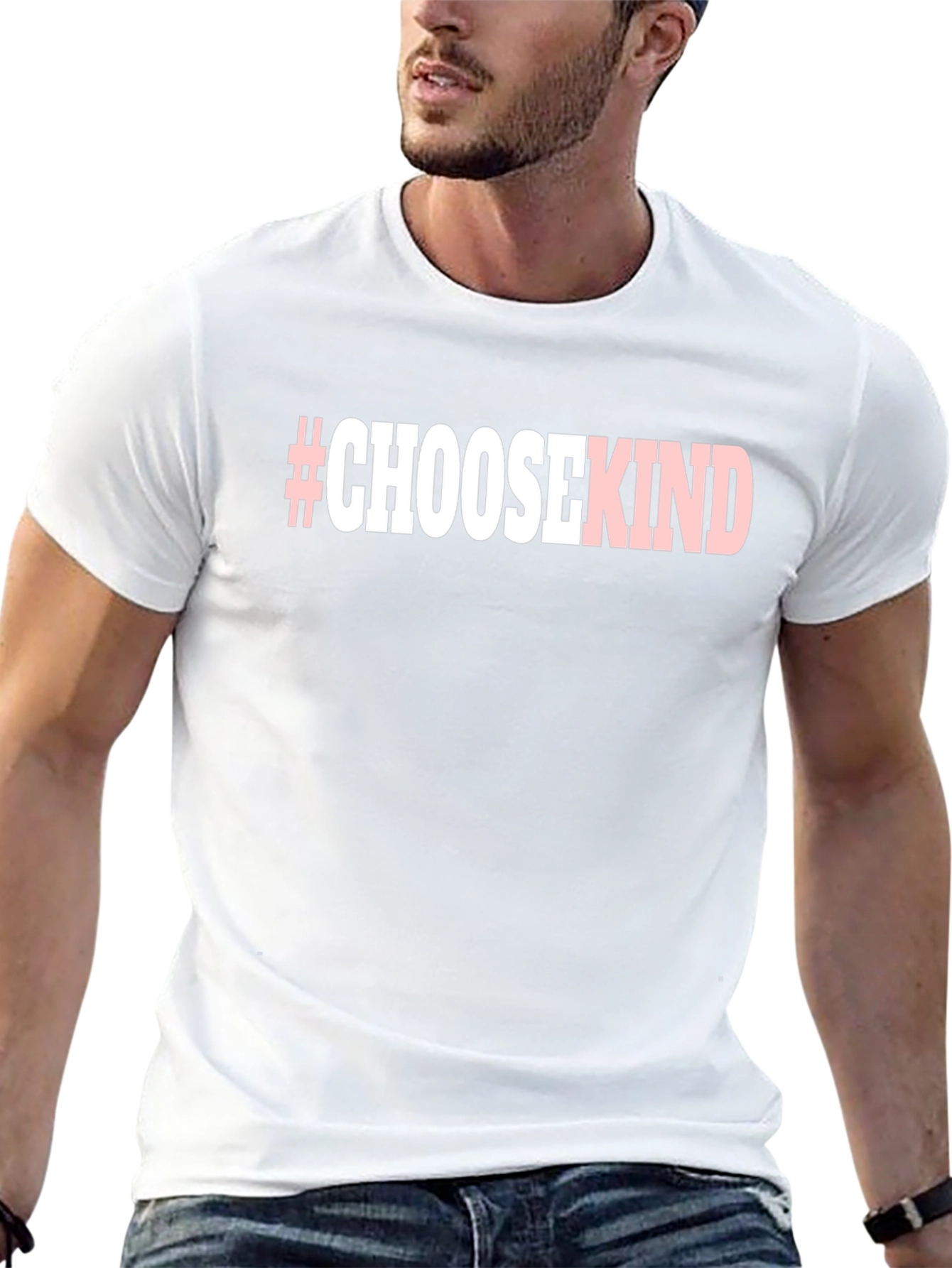#ChooseKind Black Graphic Tee - Spread Positivity