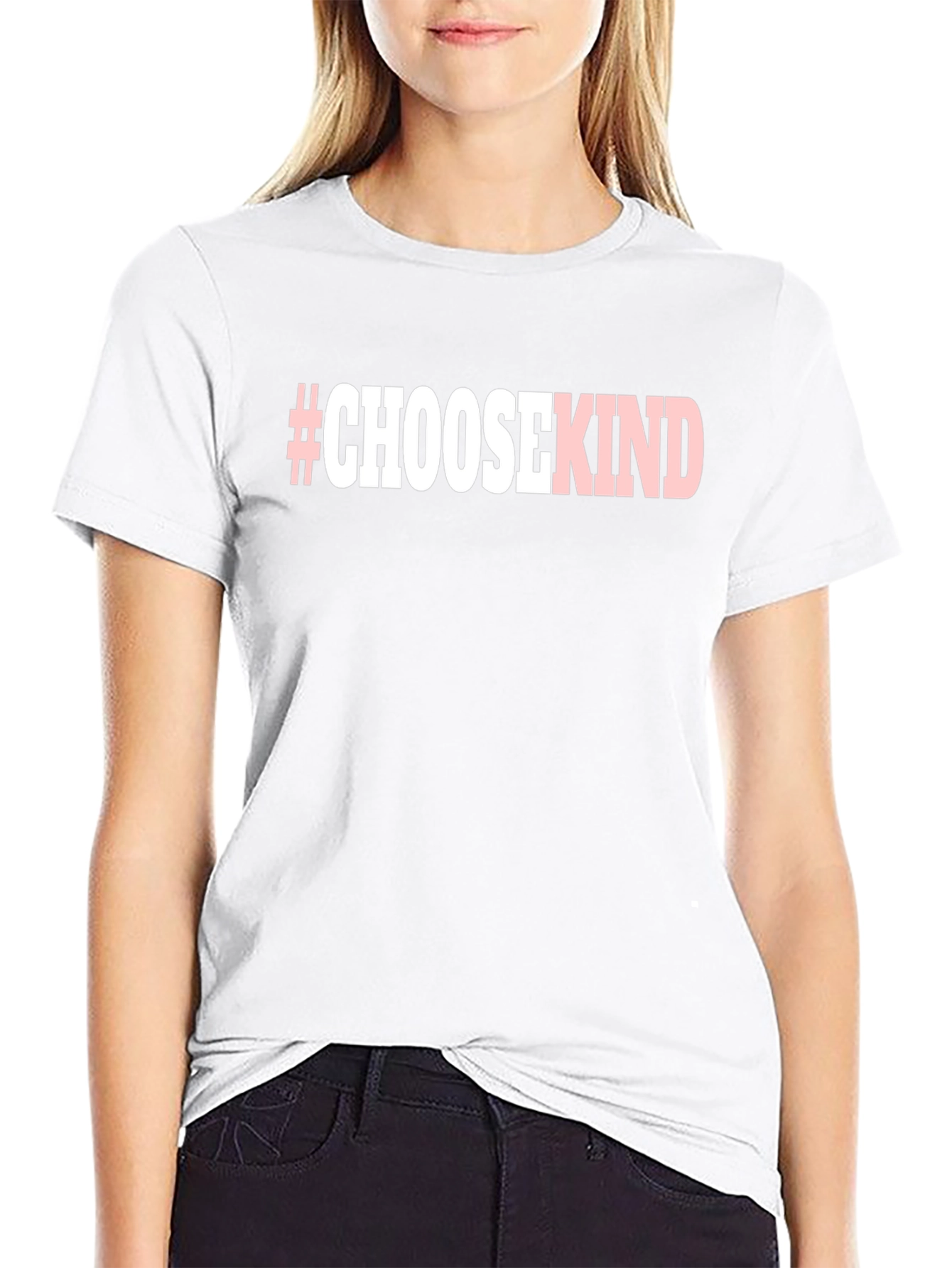 #ChooseKind Black Graphic Tee - Spread Positivity