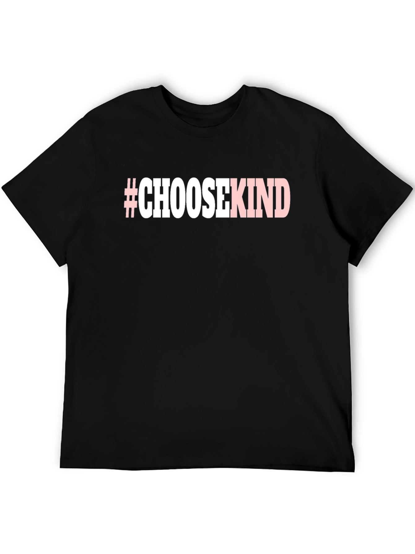 #ChooseKind Black Graphic Tee - Spread Positivity