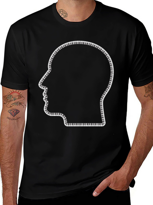 Piano Keys Mind T-Shirt - Music Lover Tee