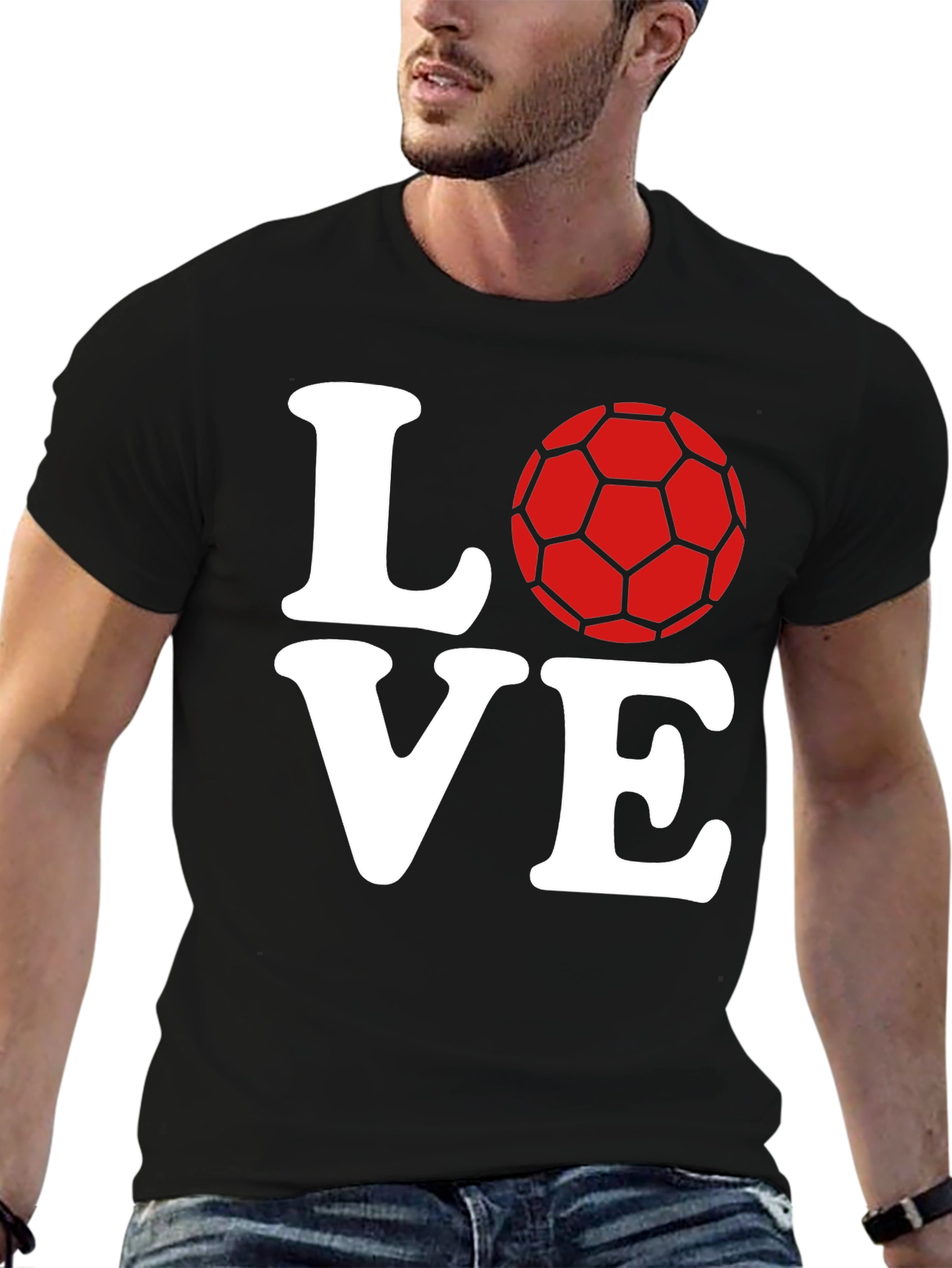 Love Handball T-Shirt - Sporty Casual Tee