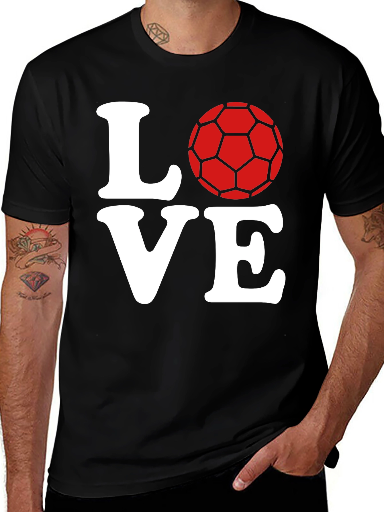Love Handball T-Shirt - Sporty Casual Tee