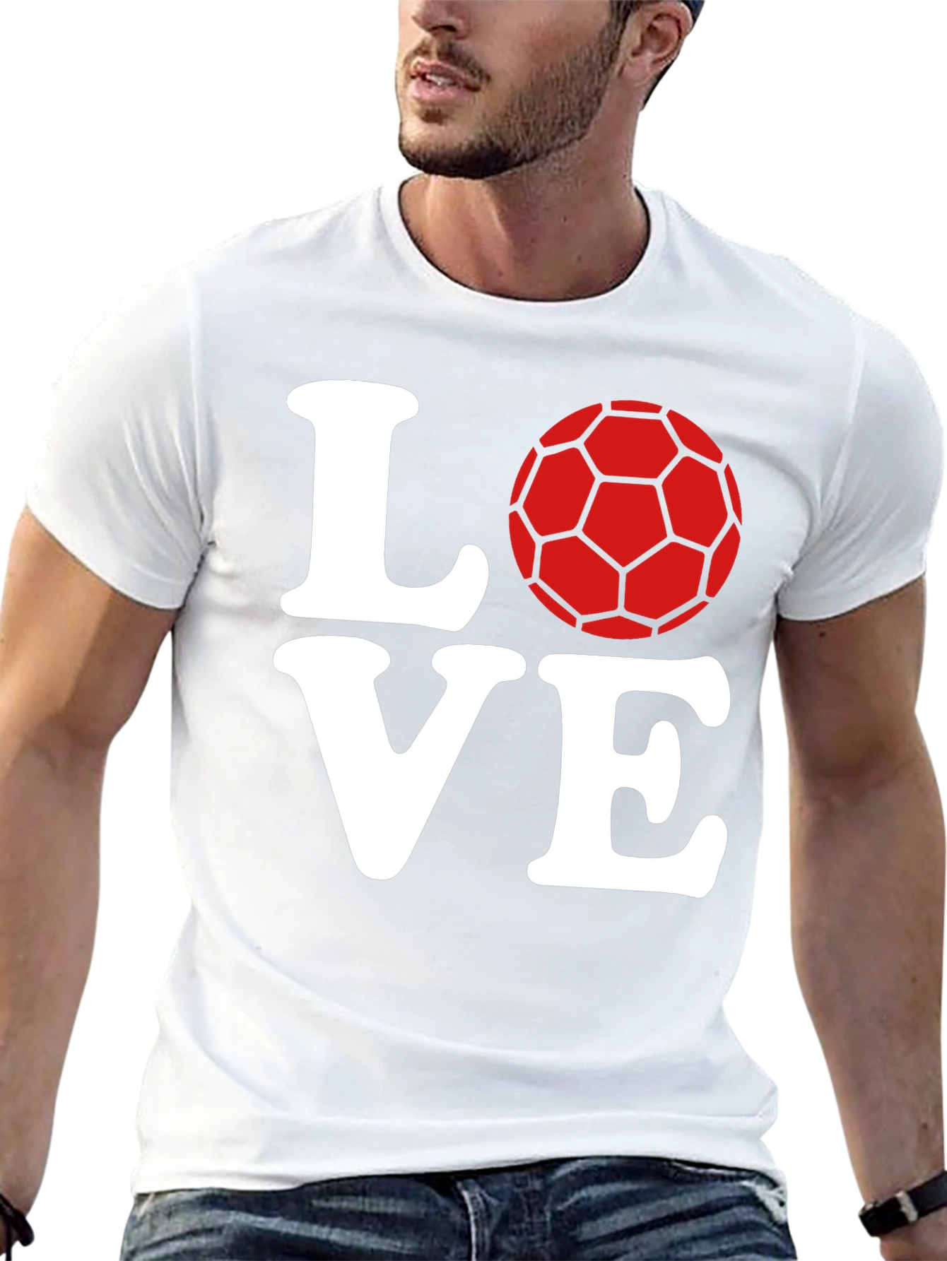 Love Handball T-Shirt - Sporty Casual Tee