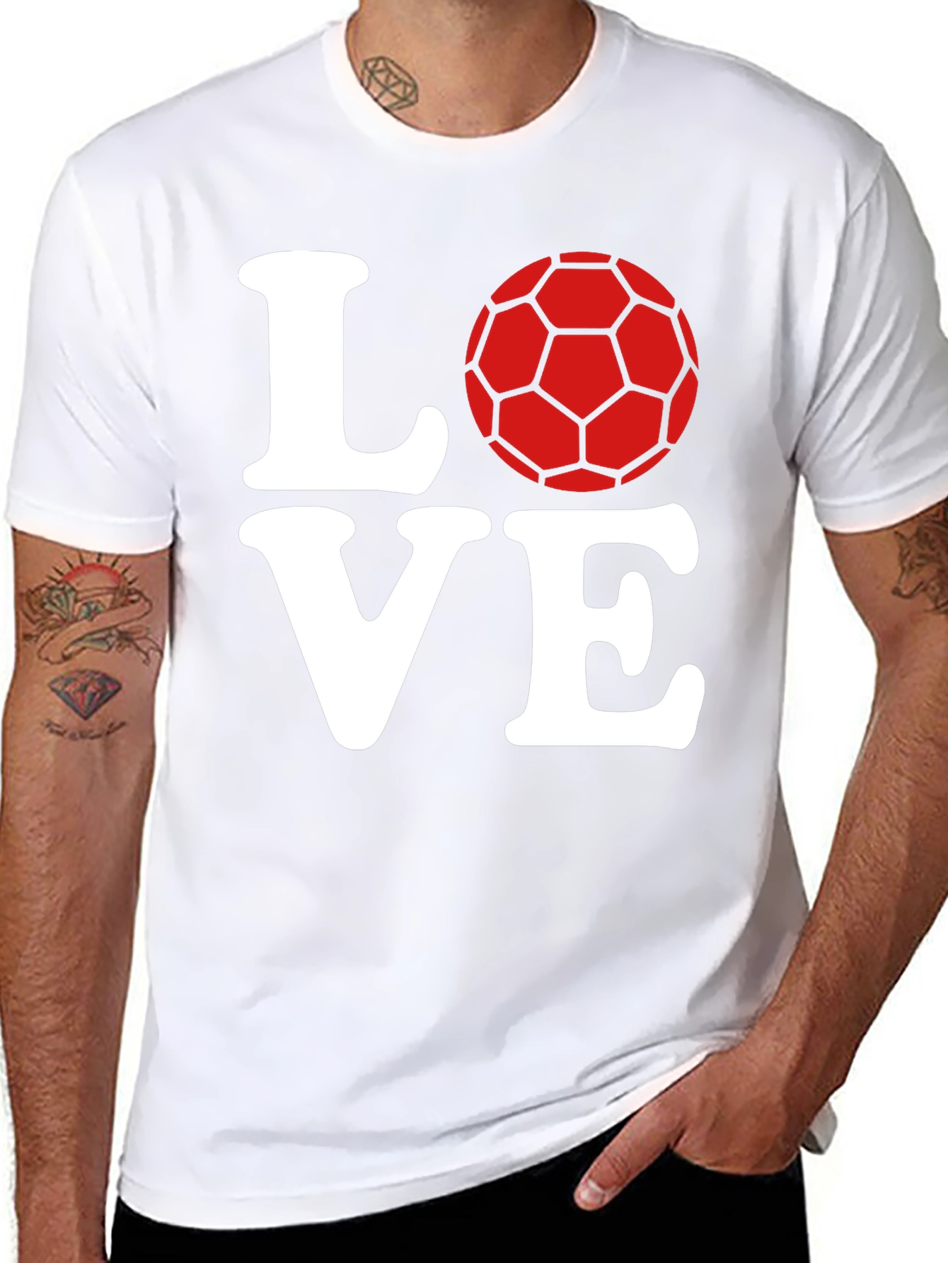 Love Handball T-Shirt - Sporty Casual Tee