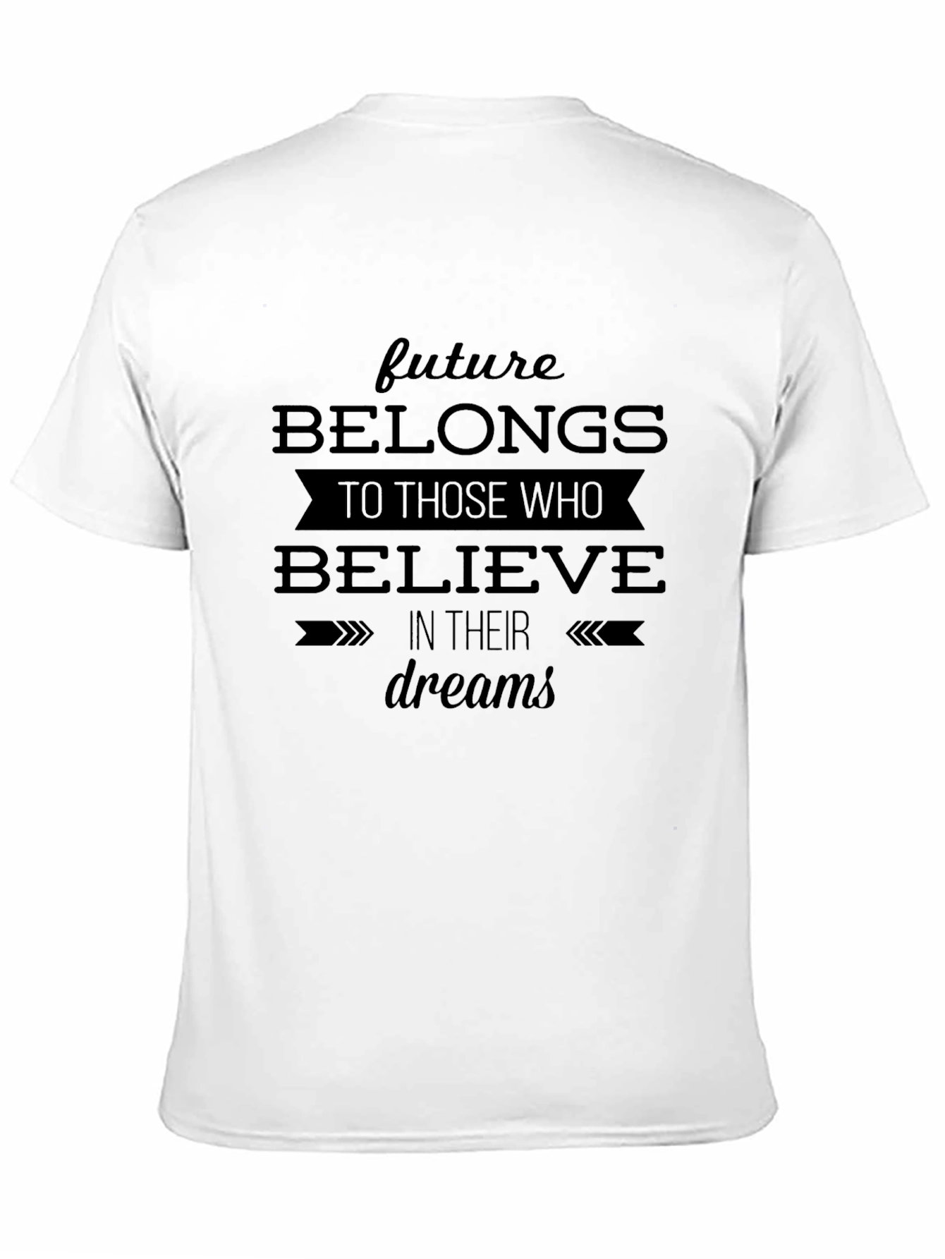 Believe in Your Dreams Black Graphic Tee