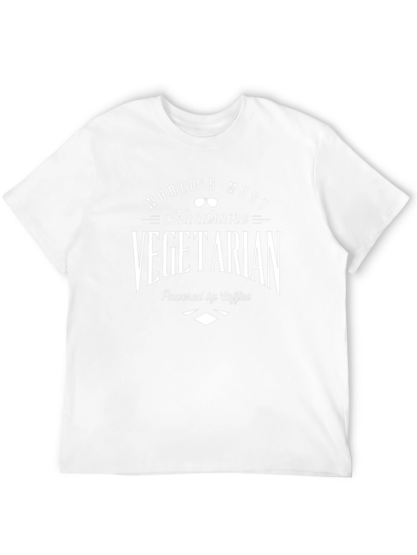 Worlds Most Handsome Vegetarian - Funny Graphic Tee