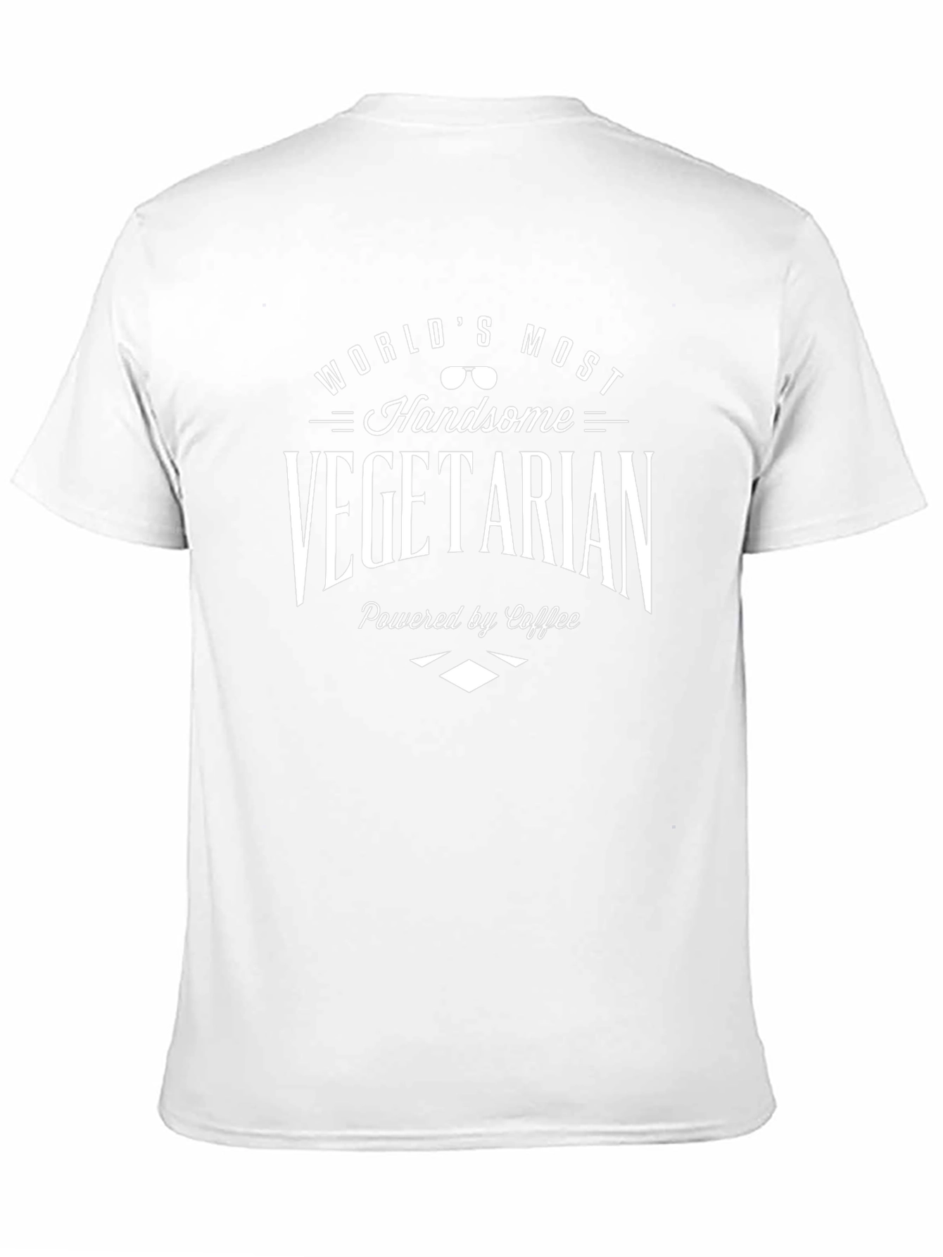 Worlds Most Handsome Vegetarian - Funny Graphic Tee