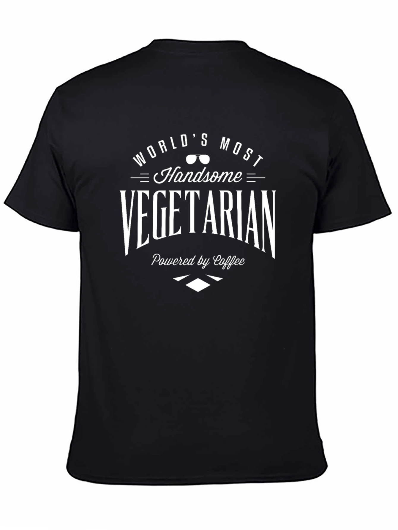 Worlds Most Handsome Vegetarian - Funny Graphic Tee